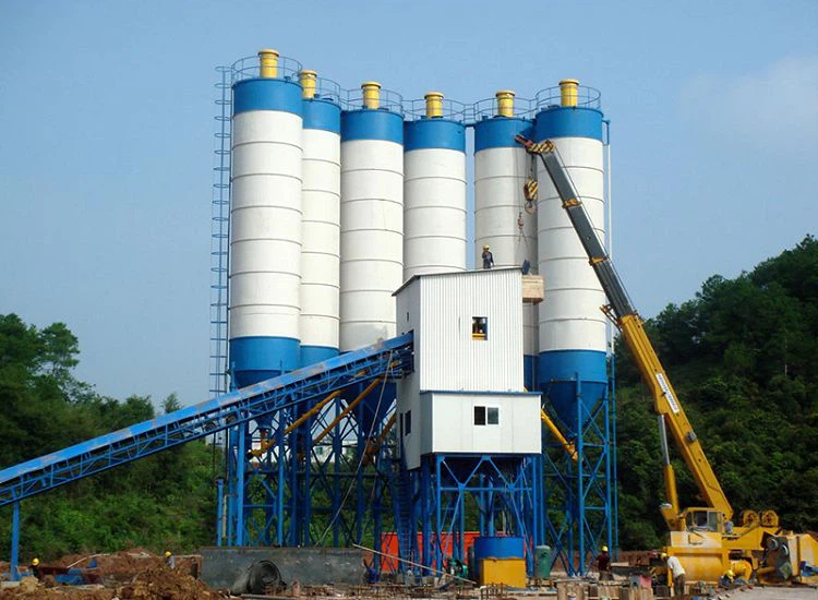 1-90m Stationary Concrete Mixer Equipment001