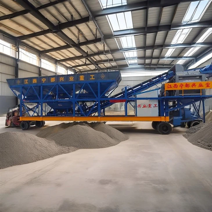 Small Portable Concrete Batch Plant